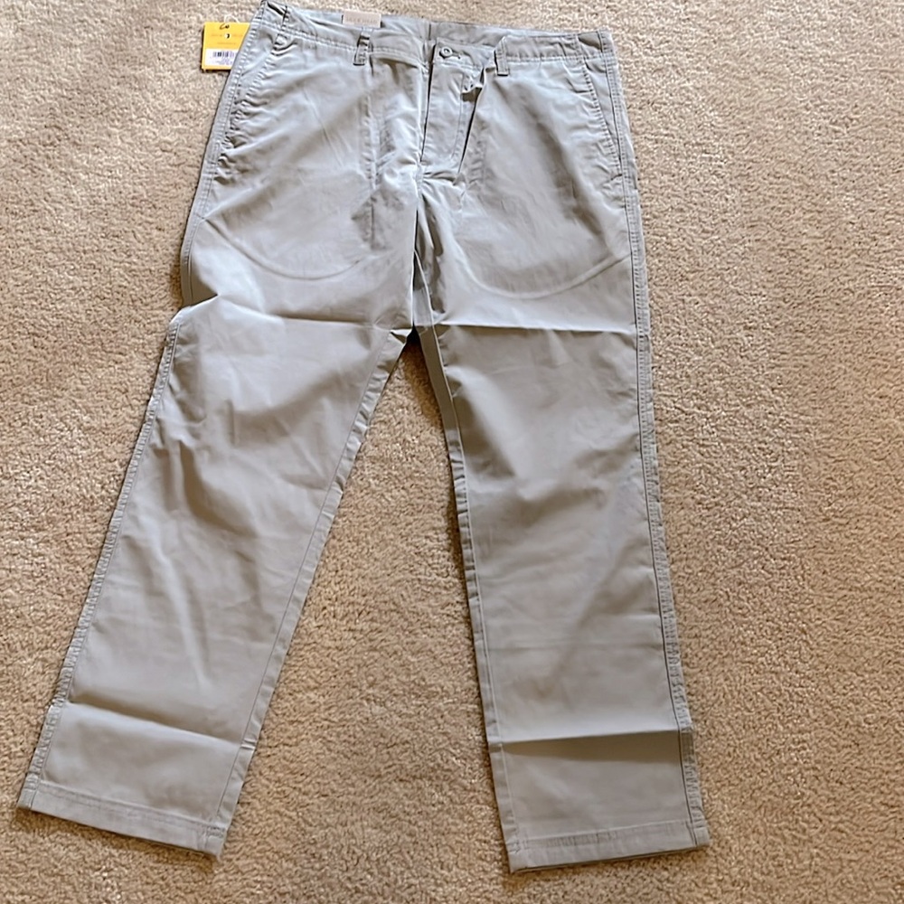 Duckhead Harbor Chinos; 35 x30; Limestone Gray